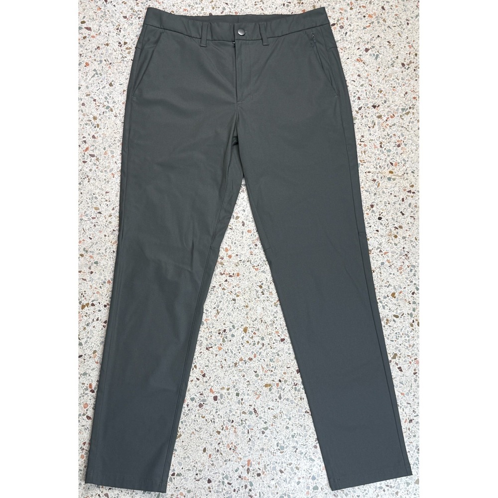 CRZ Yoga Men's Gray Zipper Side Pocket Performance‎ Chino Pants Size 31